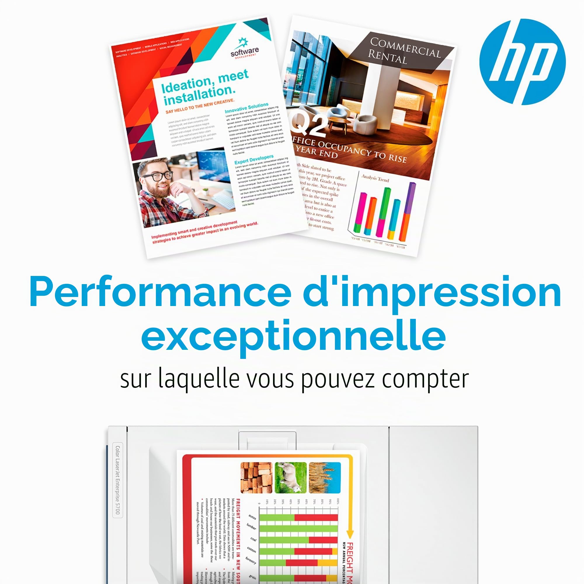 HP 508X CF361X toner haut rendement Authentique, imprimantes HP Color LaserJet Enterprise M552/M553/M577, Cyan