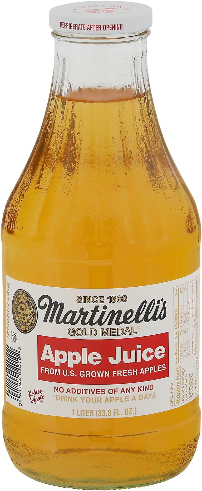 Martinelli's, Apple Juice, 33.8 Fl Oz