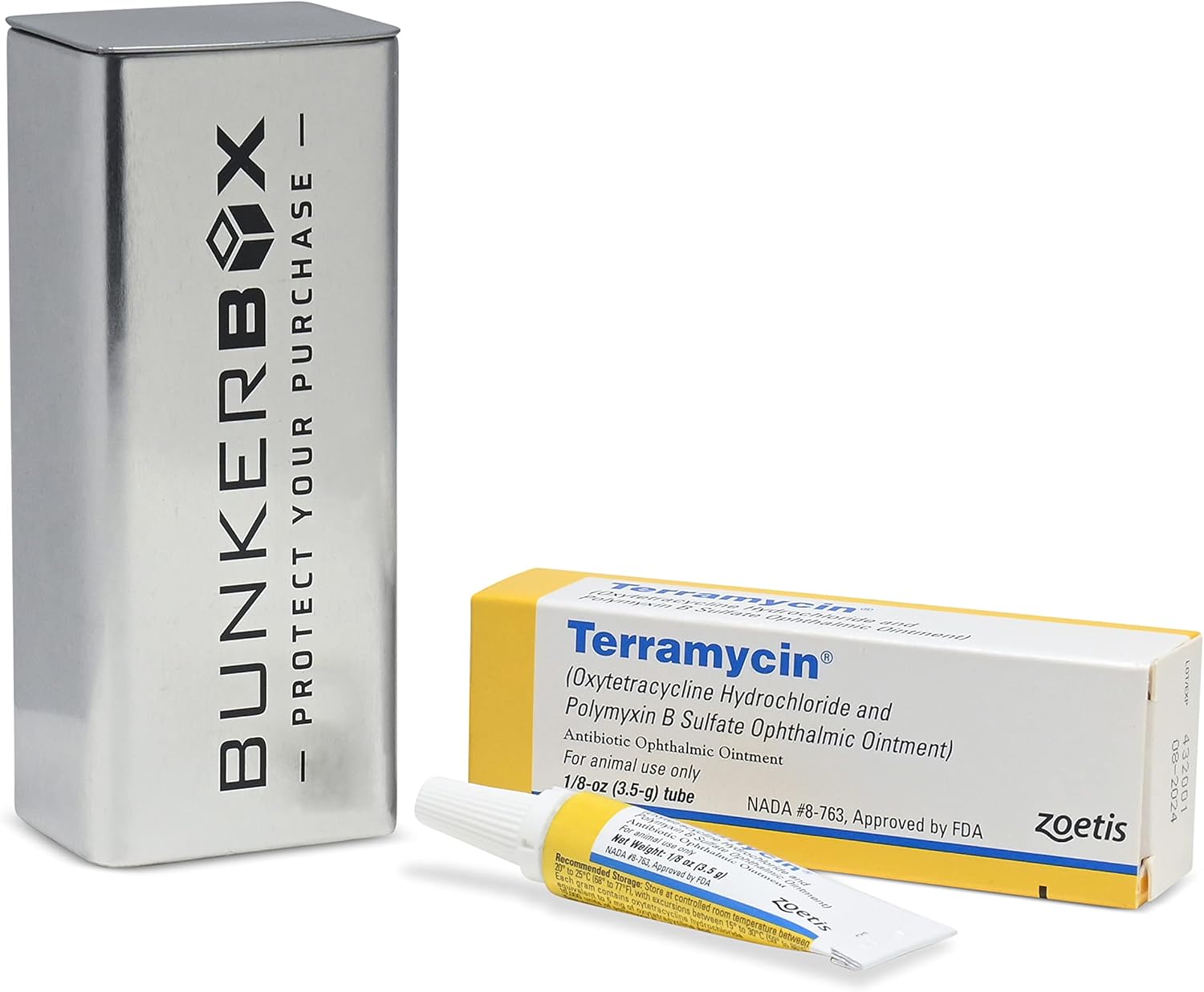 Buy TERRAMYCIN + BUNKERBOX Antibiotic Eye Ointment w/ Metal Box Bundle