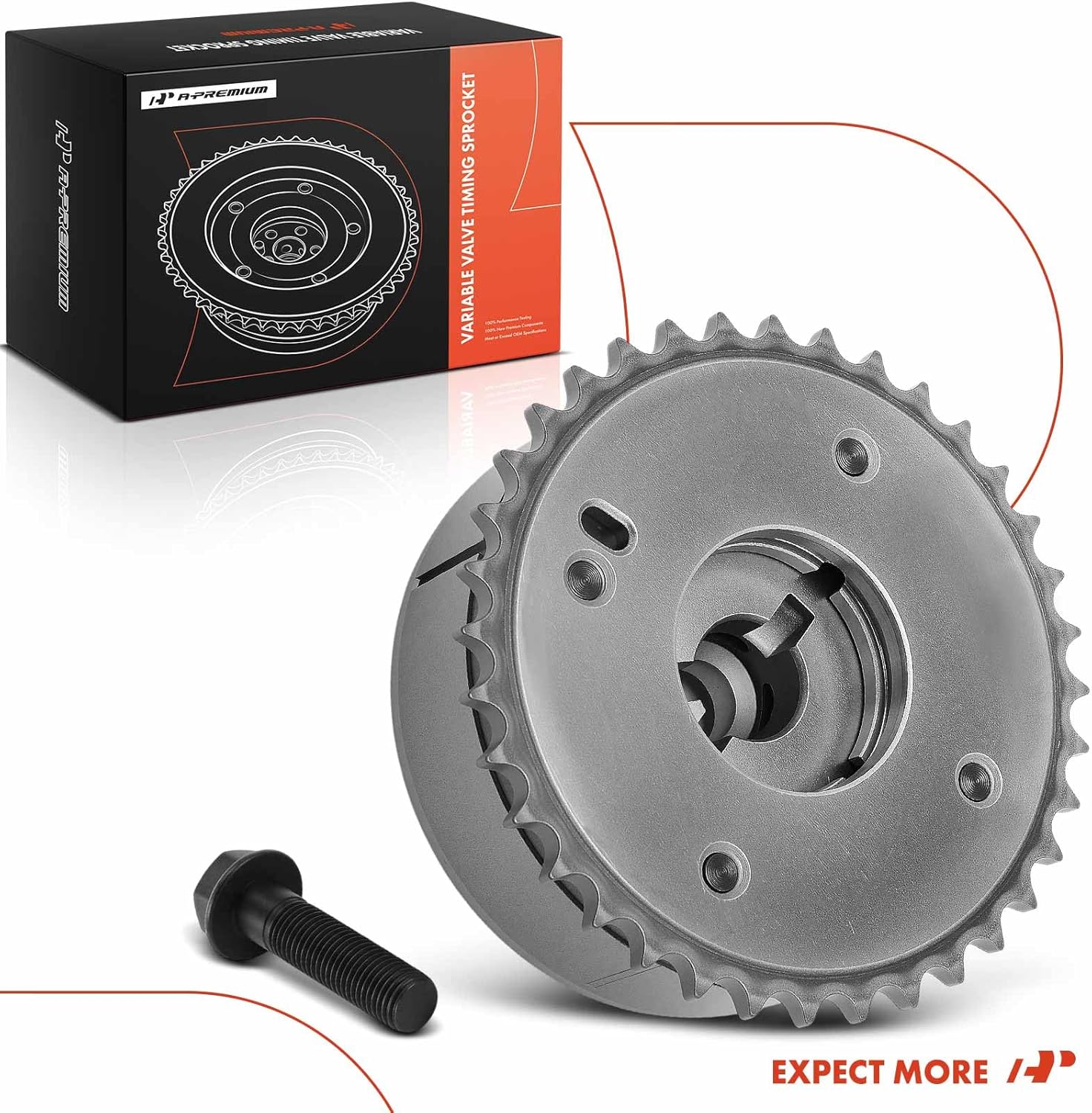 A-Premium Intake Engine Variable Valve Timing Sprocket Gear Camshaft Phaser Actuator Compatible with Toyota Corolla 2009-2017, Matrix 2009-2014 & Scion xD 2010-2011, Replace# 13050-0T020