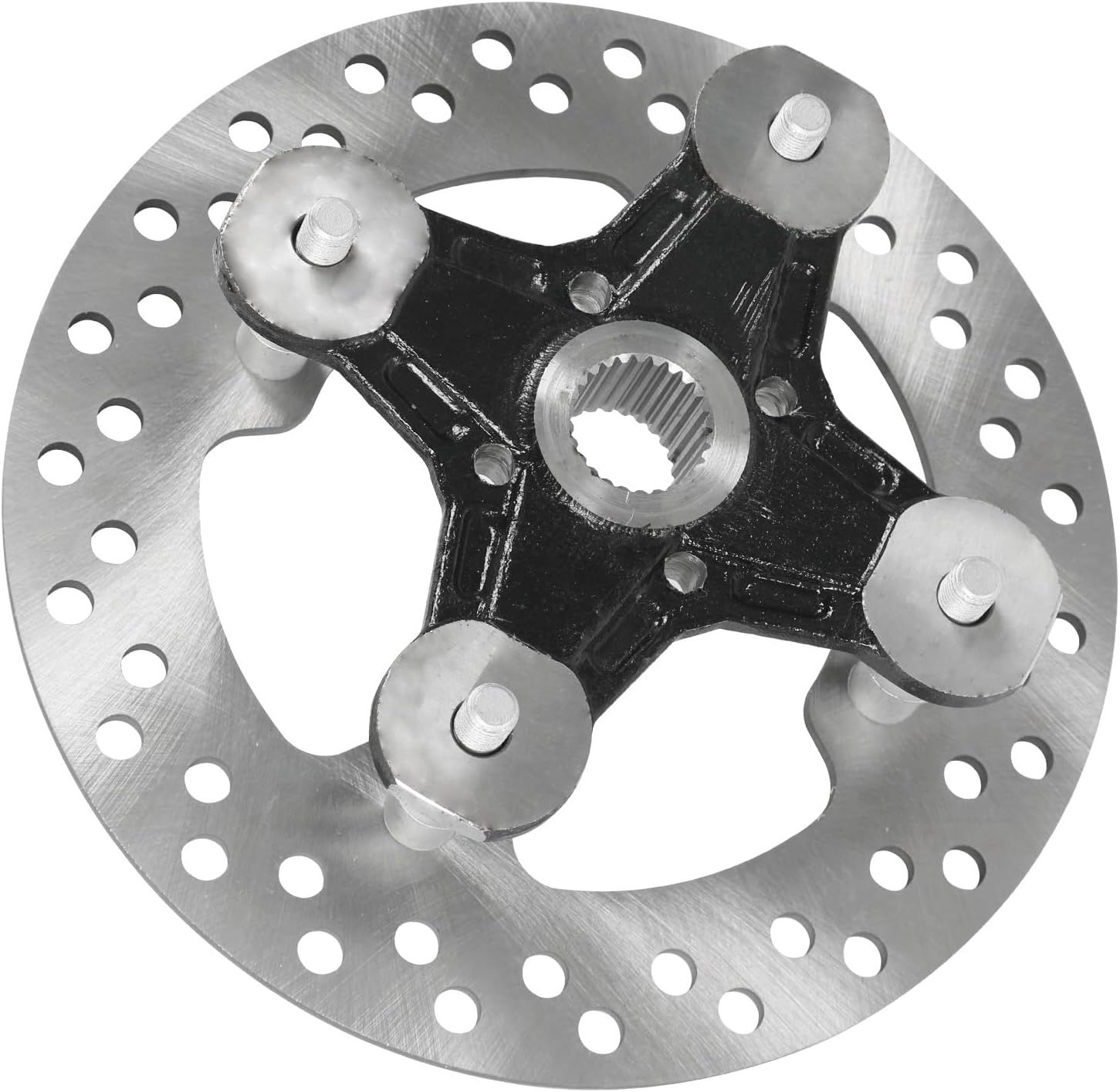 Front/Rear Wheel Hub & Studs & Brake Rotor Compatible with Can Am Outlander Renegade 450 500 570 650 800 850 1000 2012-2021