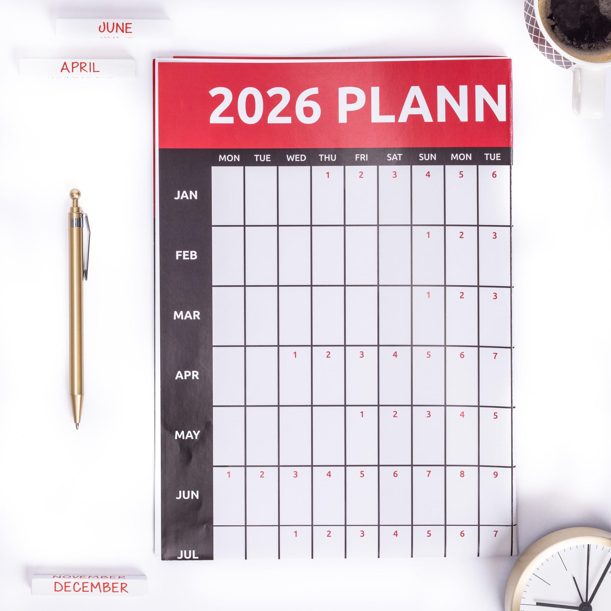 Comix Lage Wall Calendar 2026–Academic Year Monthly Wall - View #6