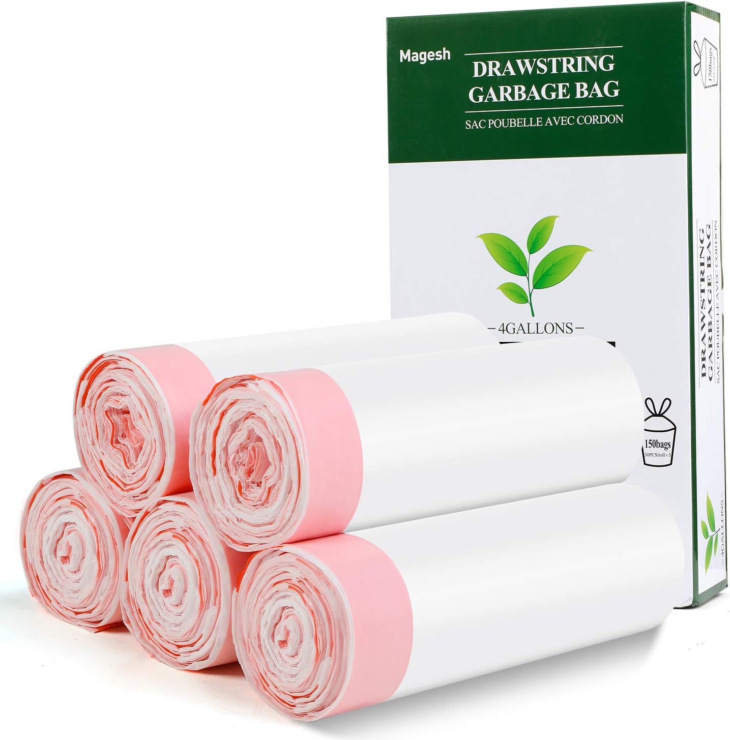 Saco De Lixo EKO Easy-Dispense Roll 80 Unidades Extra-Strong 3-6L