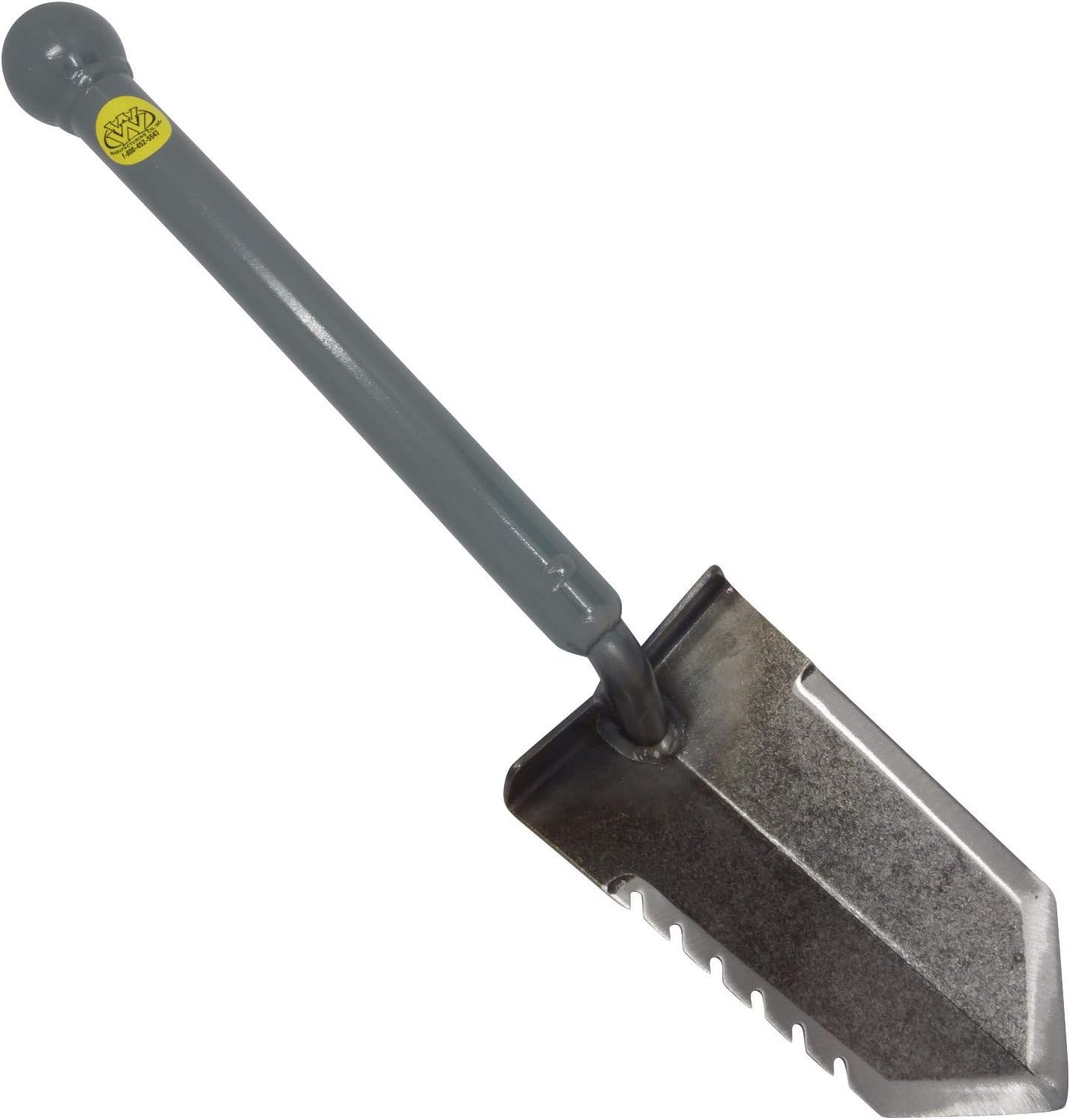 Lesche Mini Sampson 18" Ball Handle Metal Detector Shovel with Serrated Edge