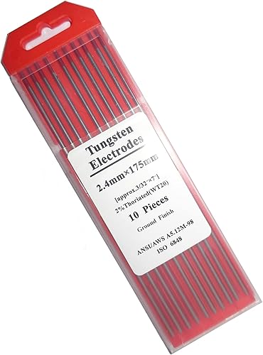 Miniatura 8 de Electrodo de tungsteno para soldadura TIG 2% lantanado 116" x 7" (azul cielo, LANTHANUM-TUNGSTEN ELECTRODE WLa) paquete de 10