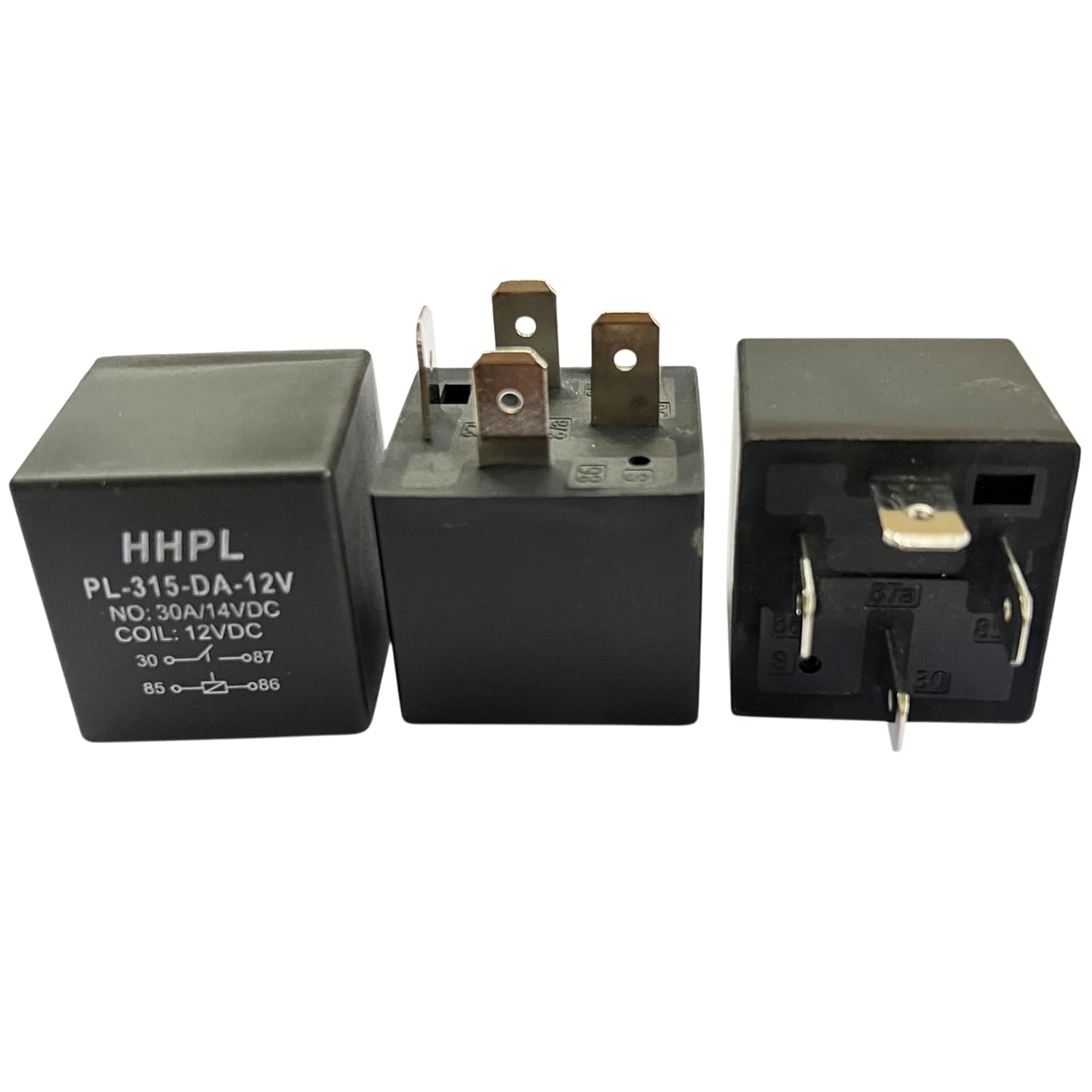 JCB Backhoe Parts - 4 PIN Relay Set of 3PCS for JCB Models (Part NO. 716/09500)