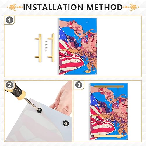 Miniatura 2 de Retro Americana Candy Gal Decorative Trays Decorative Tray Counter Top Organizer for Bathroom Sink