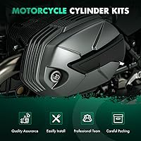 Vista 4 de SCITOO Kit de reconstrucción de pistón de cilindro de 1.850 in y 72 cc para Honda para CRF70F 2004 2005 2006 2007 2008 2009 2011 2012, para Honda