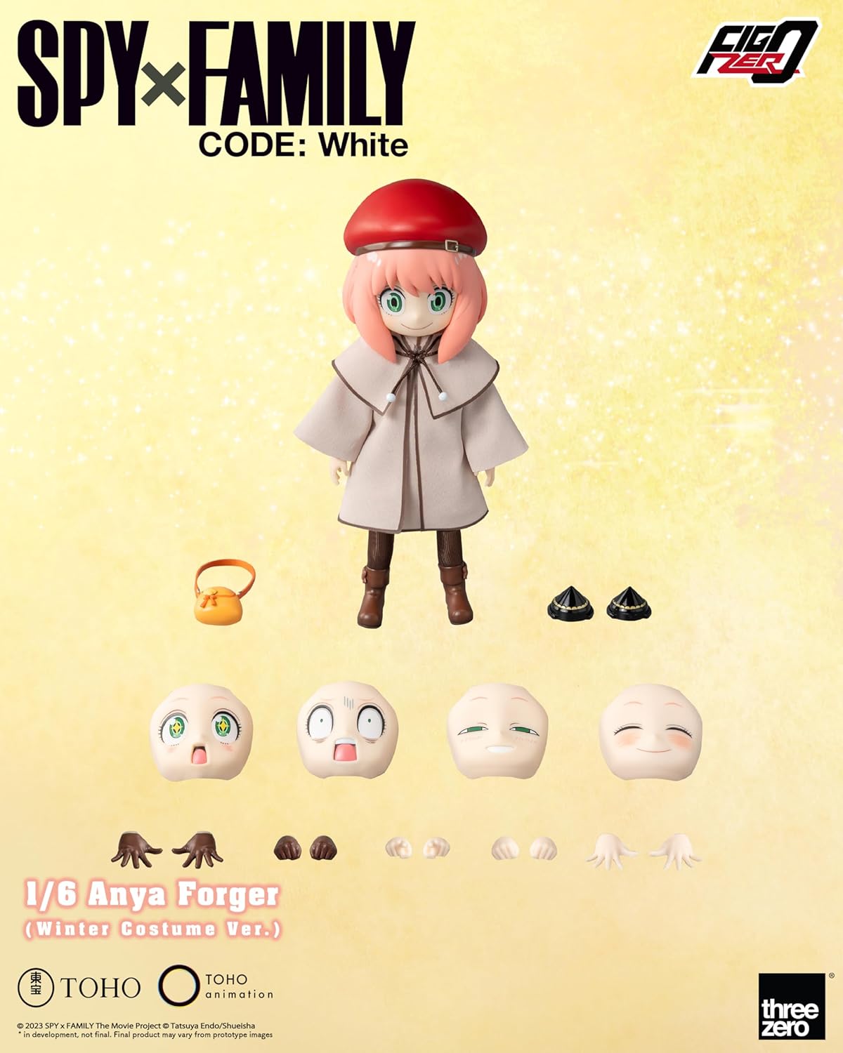 Spy x Family Code: White – FigZero Anya Forger (Winter Costume Ver.) 1:6 Scale Action Figure