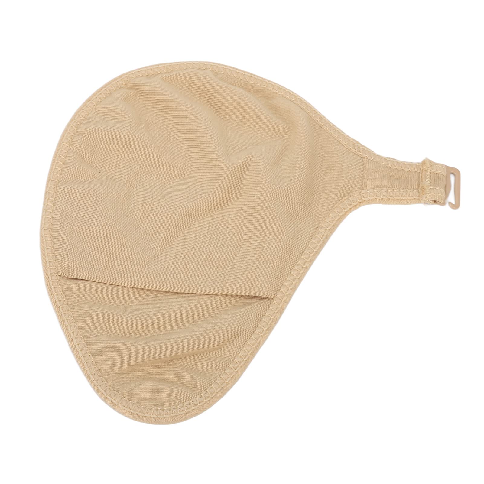 Jiawu Tette in Spugna di Ventilazione Leggera con Seno in Cotone, Tasche Protettive con Petto a Uncino, Cuscinetti per Inserti Reggiseno per Protesi Mammarie, Forme Mammarie, Mastectomia (Giusto)