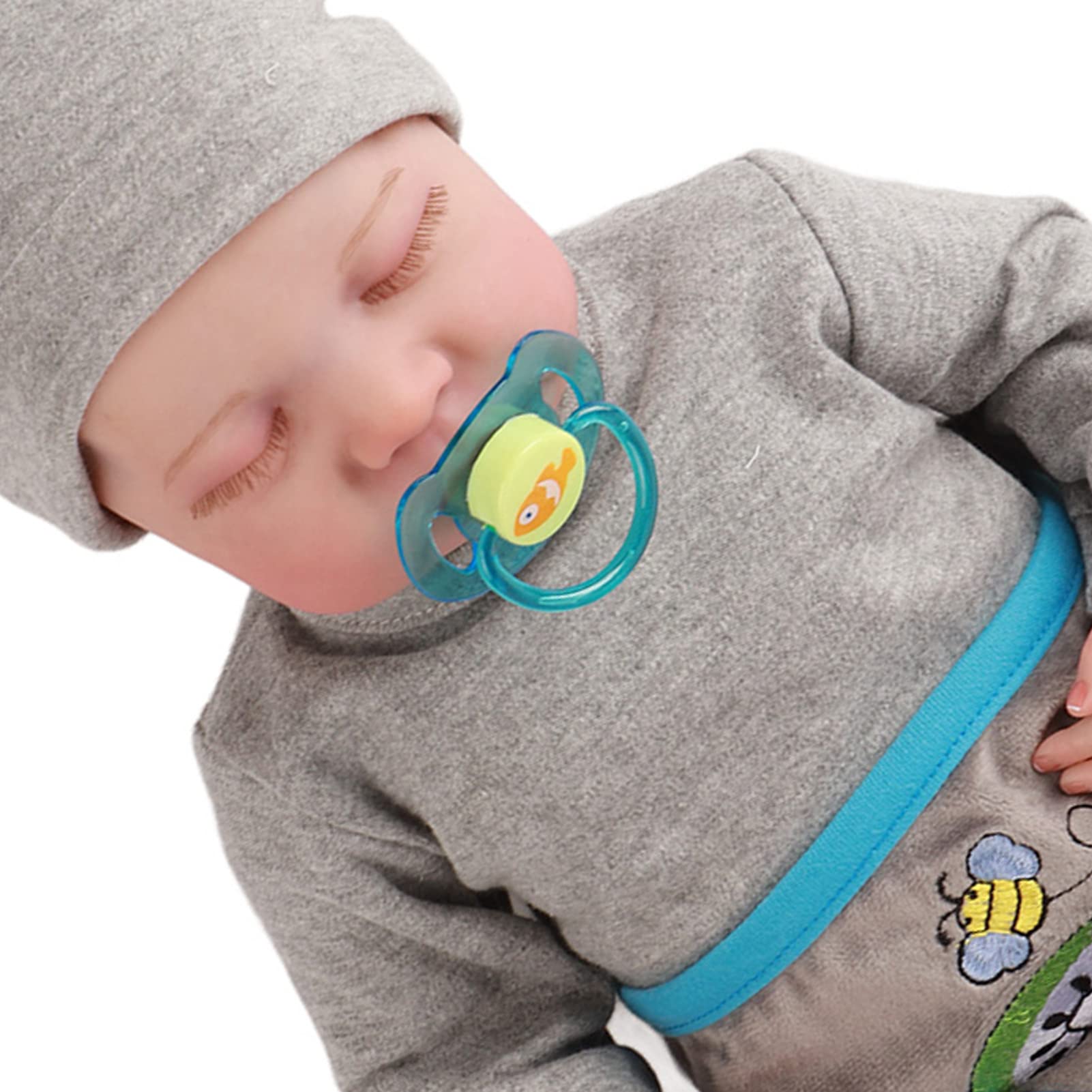 Marhynchus Reborn Baby Doll Miękki Silikon Realistyczna Lalka Chłopiec 19 Cali Możliwość Kąpieli z Elastycznymi Kończynami i Korpusem Wypełnionym bawełną PP dla Dzieci Urodziny Wakacje Udawaj, że