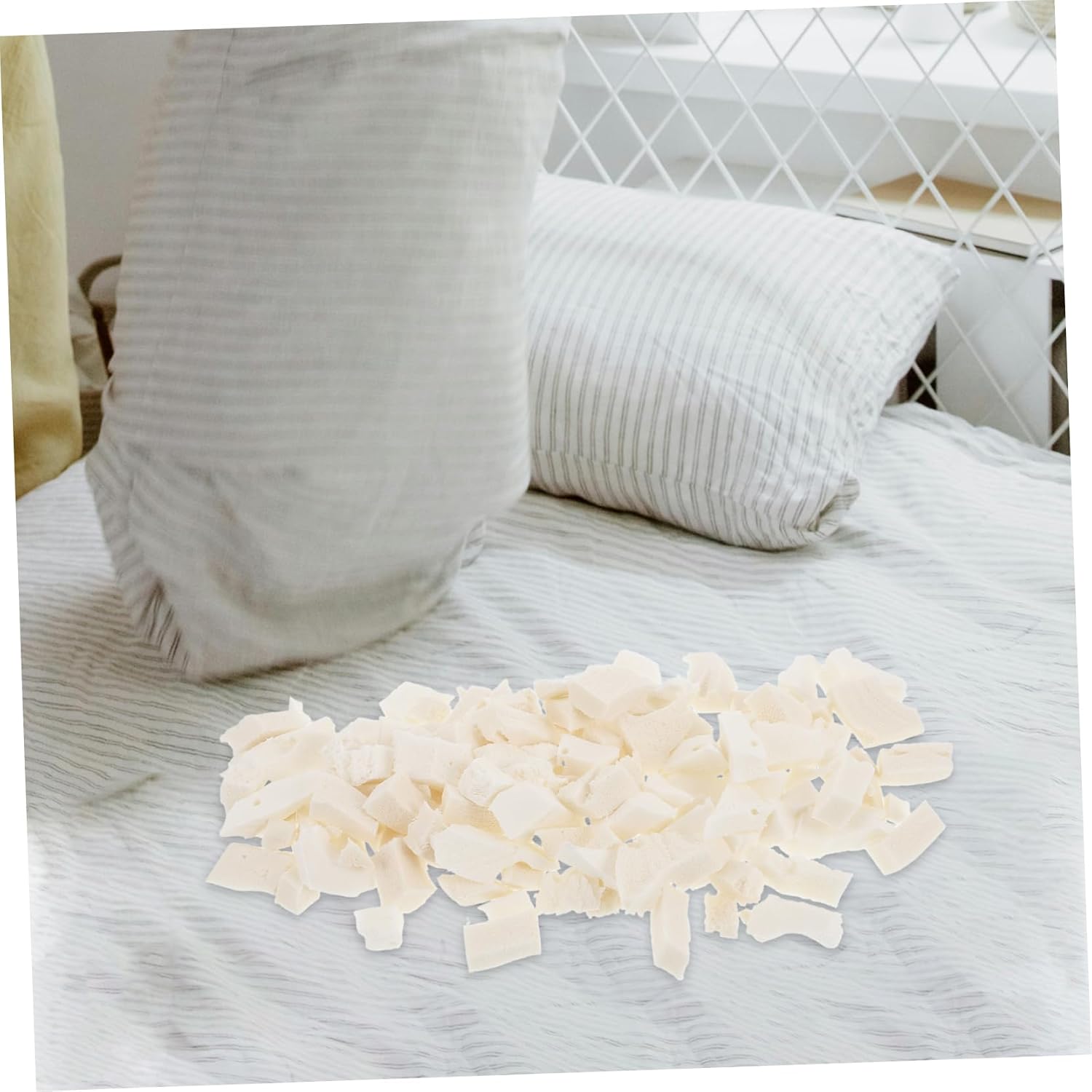 1set Latex Beads Filling for Bean Bag Chair Soft Cushion Stuffing for Couch and Dog Bed Reusable and Sustainable Pillow Filler for Crafts and Relaxation Lb of Soft Particles