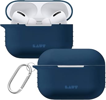 LAUT - POD for AirPods Pro |Ultra Lightweight | Silicone | Carabiner Included Ocean
