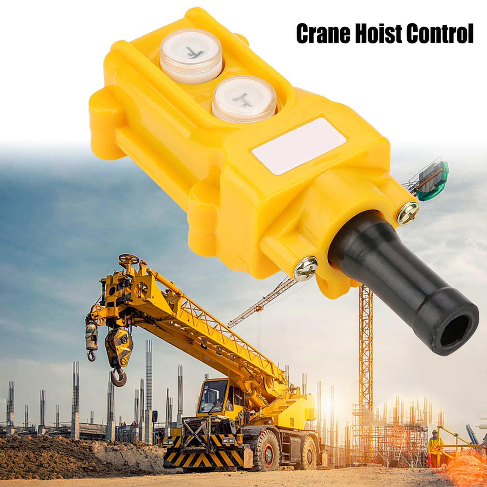 Crane Chain Hoist Push Button Switch Control with Pendant System, Rainproof for Lifting and Crane