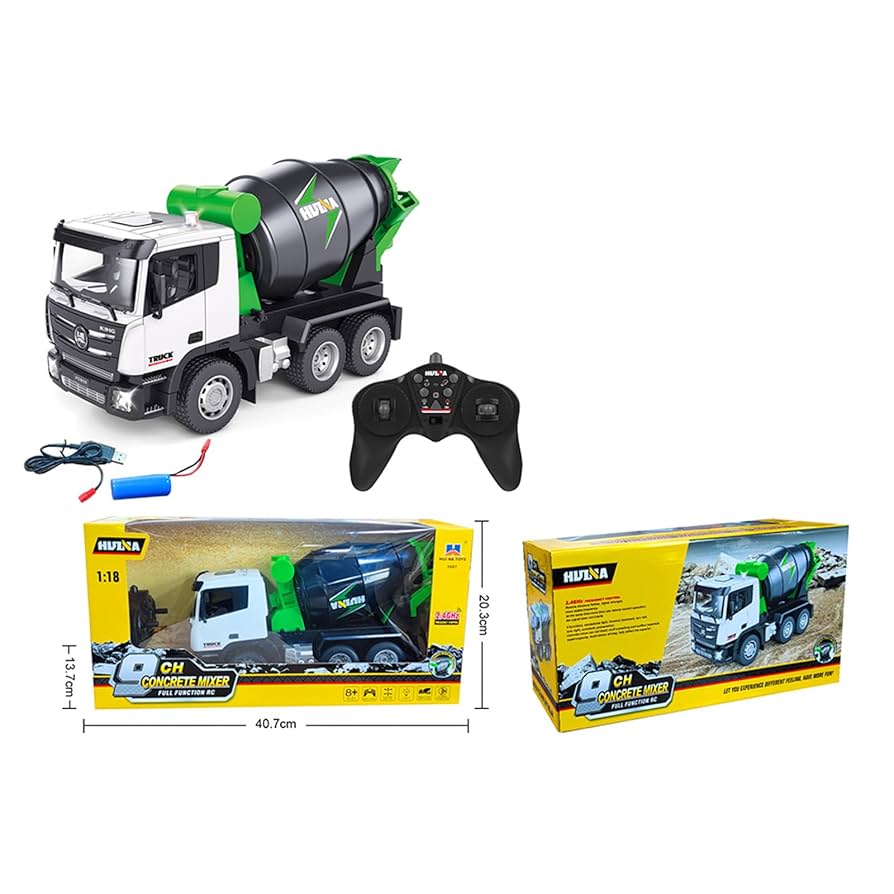 Amazon.co.jp: ラジコン ミキサー車 ラジコンカー コンクリート