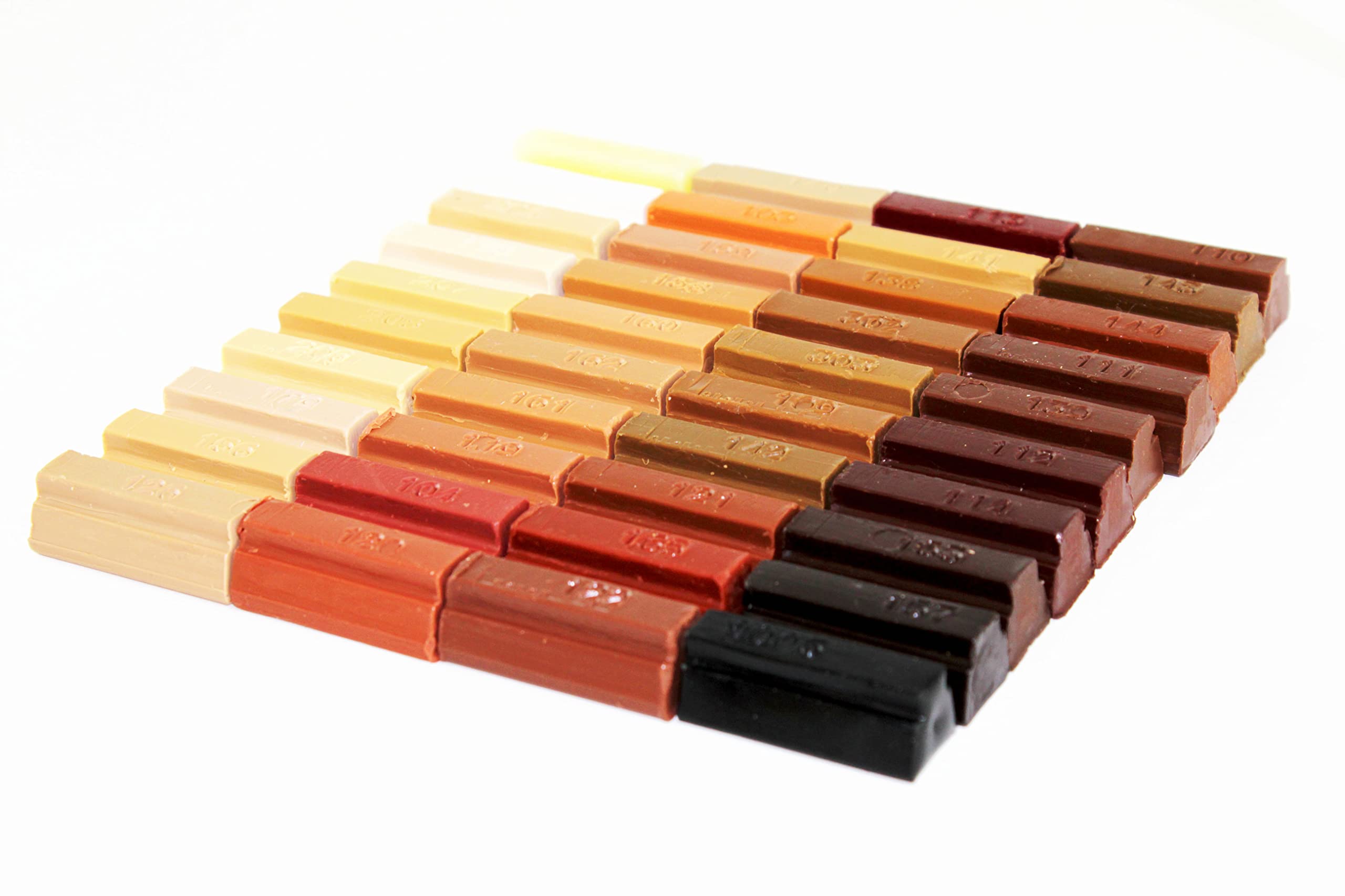 König Mixed Veneers Online Softwax Set 130-40 Light To Dark Wood Shades