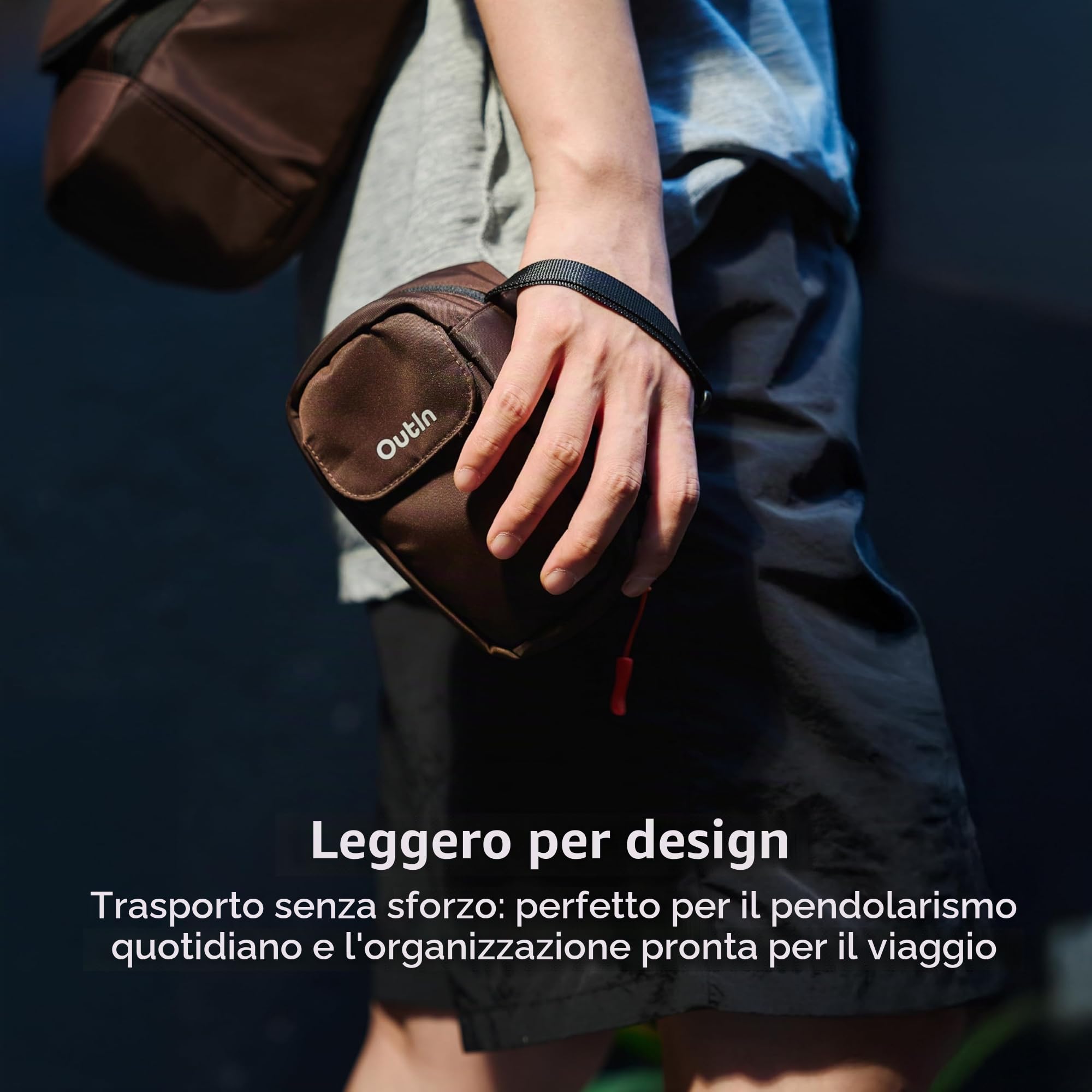 OutIn Borsa per Attrezzatura, Borsello per Accessori Macchina Caffè Portatile, Organizer Tascabile Multiuso, Archiviazione Sicura, Kit Barista Durevole per Camper, Viaggi e Campeggio