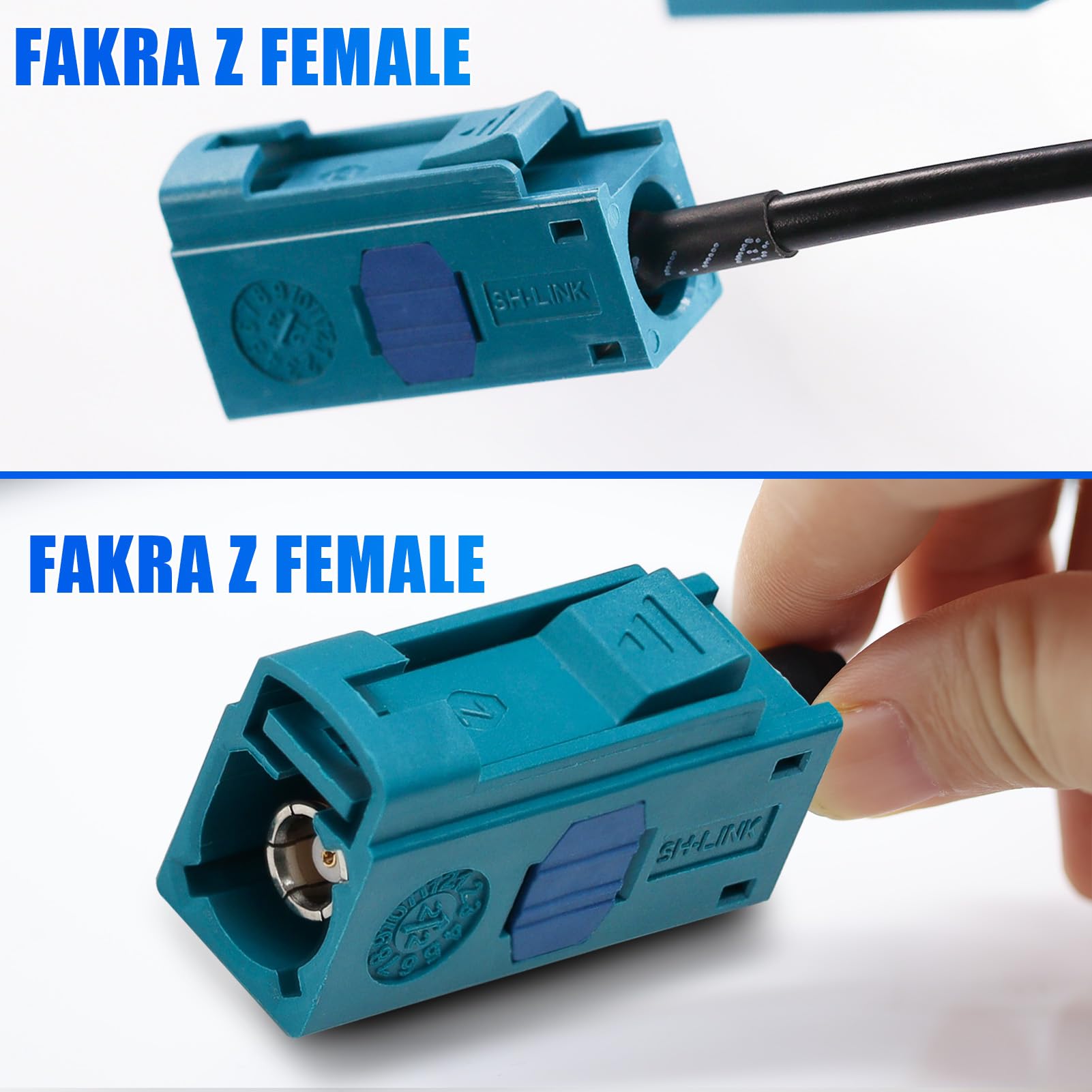 CAVO PROLUNGA ANTENNA GPS Fakra Femmina Da C A HRS GT5-1S Grigio Coda - Foto 5