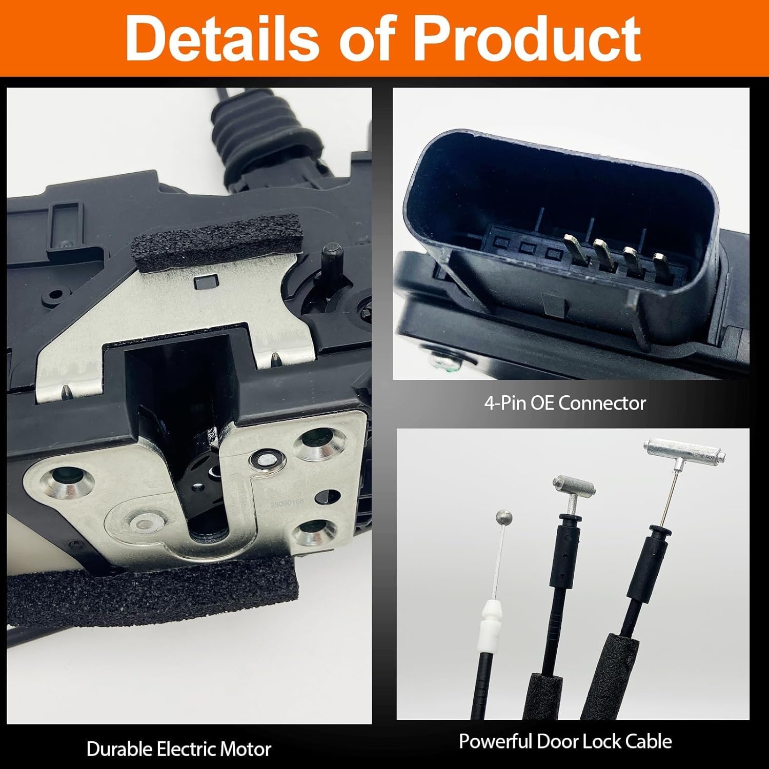 Door Lock Actuator Compatible with 2011 2012 2013 2014 2015 Sorento Rear Left Side