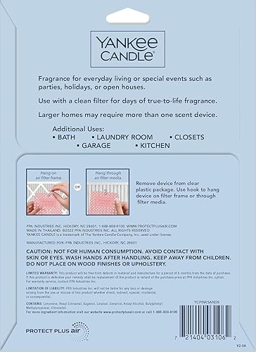 Miniatura 3 de Yankee Candle Pink Sands - Ambientador para todo el hogar (paquete de 4)