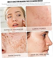 Vista 3 de Cepillo de limpieza facial de silicona, cepillo de limpieza facial de limpieza profunda, cepillo facial de limpieza facial, kit de limpieza facial