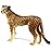 FUNSHOWCASE African Jungle Animals Female Cheetah Toy Figure Realistic Plastic Figurine Height 2.2-inch