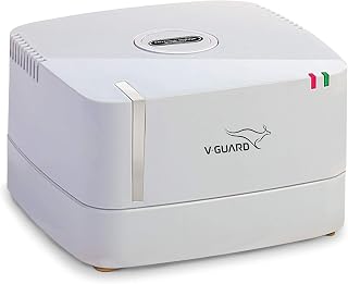 V-Guard VGSD 50 Supreme Stabilizer for Refrigerator up to 300 L | Advance Overheat Protection | 2 A Capacity | Convenient LED Indicator | 5 Year Warranty | Grey (Working Range:130-290 VAC)