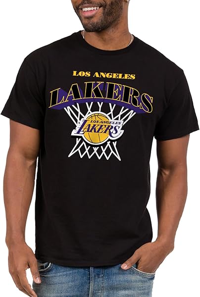 Junk Food NBA - Nothing But Net - Officially Licensed Adult Short Sleeve Fan Tee for Men and Women