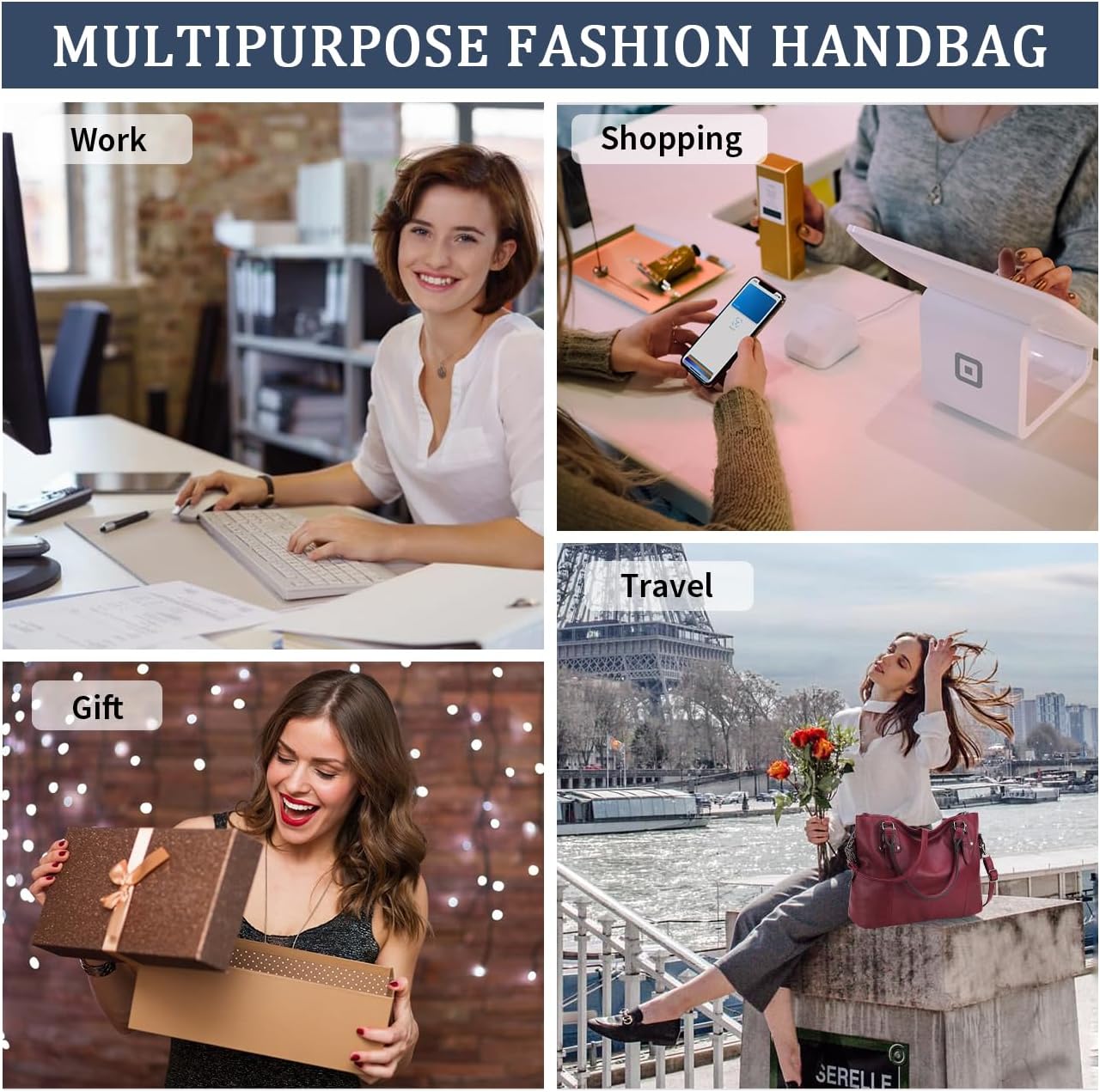 VX VONXURY Hobo Bag for Women, Tote Bag Shoulder Crossbody Bags Satchel Purses for Women
