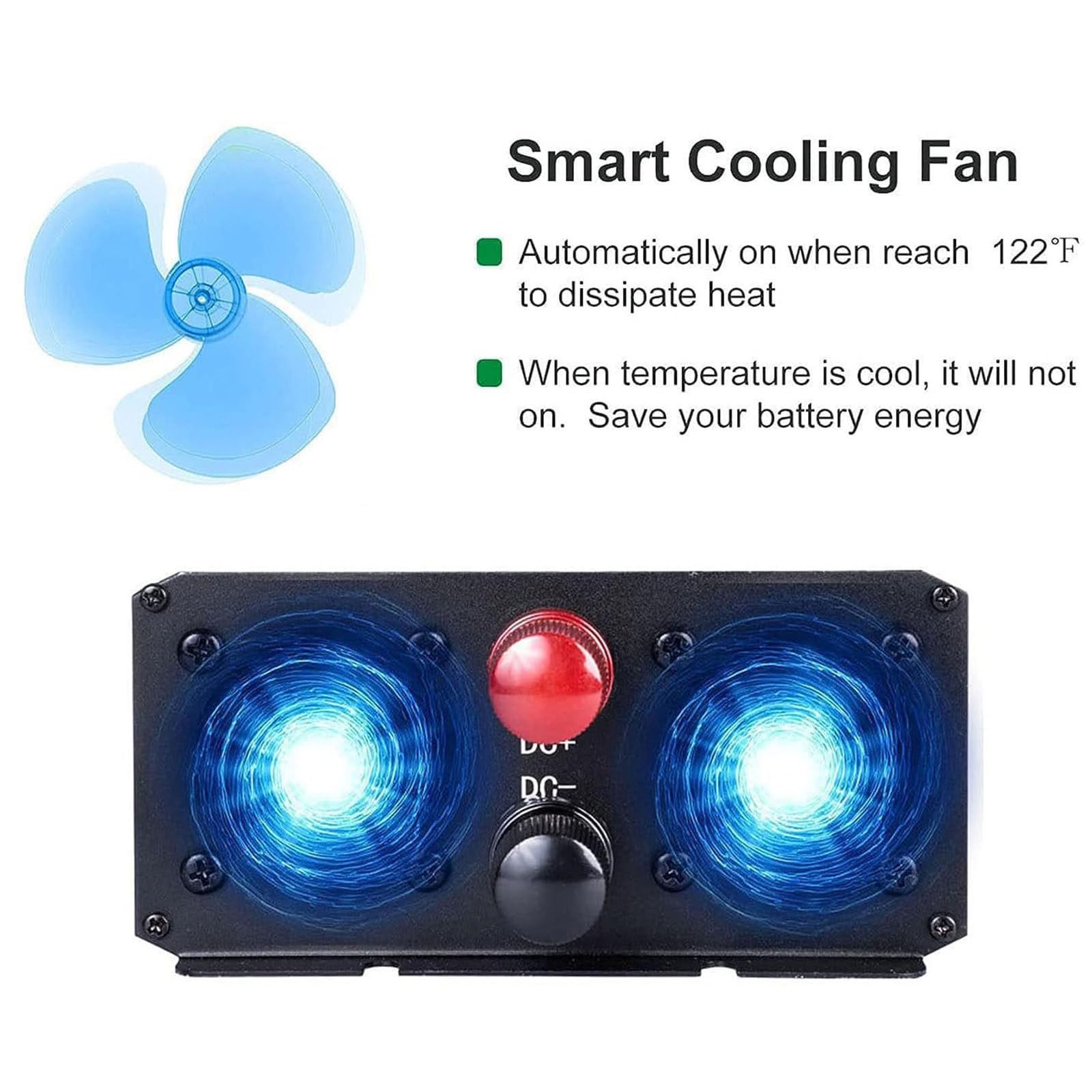 Chargeur D'onduleur à Onde Sinusoïdale Pure 5000 W, Convertisseur D'onduleur CC à CA, Convertisseur D'énergie Solaire, pour Camion, Maison, Véhicules,24V-220V