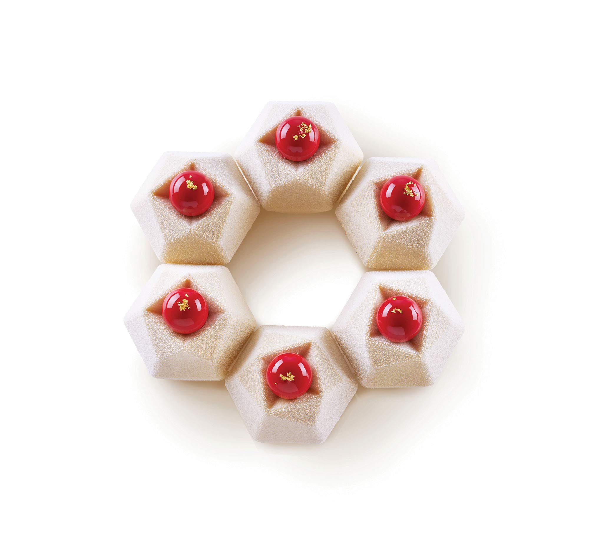 Silikomart Stampi in Silicone per Dolci – Kit Cosmos 105 - Accessori Professionali per Cucina e Pasticceria - Stampini Monoporzione per Dolci Forno