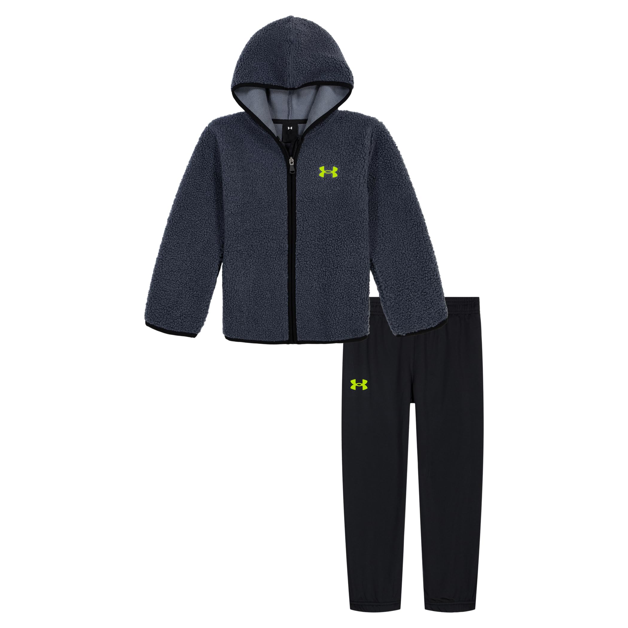 Under Armour Boys' 2-Piece Hoodie Set, Full Zip Sweatshirt and Fleece Pants