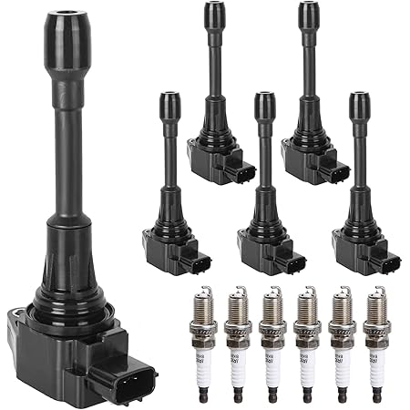 Ignition Coil OYEAUTO Iridium Spark Plug Set Of 6 UF550 Compatible With Nissan Infiniti Maxima Murano Pathfinder Quest Altima Q50 QX60 FX35 3.5L V6 In | Whizz S Coil Pack - Foto 10