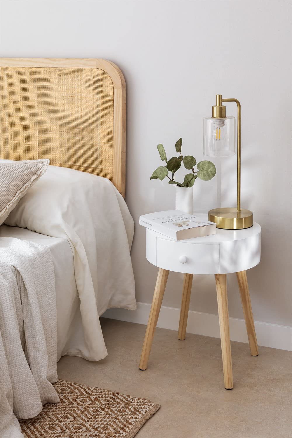 SKLUM Table de Chevet en Bois Lamba