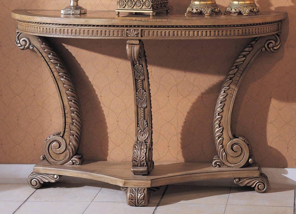 Sofa Table with Bottom Shelf Home & Kitchen