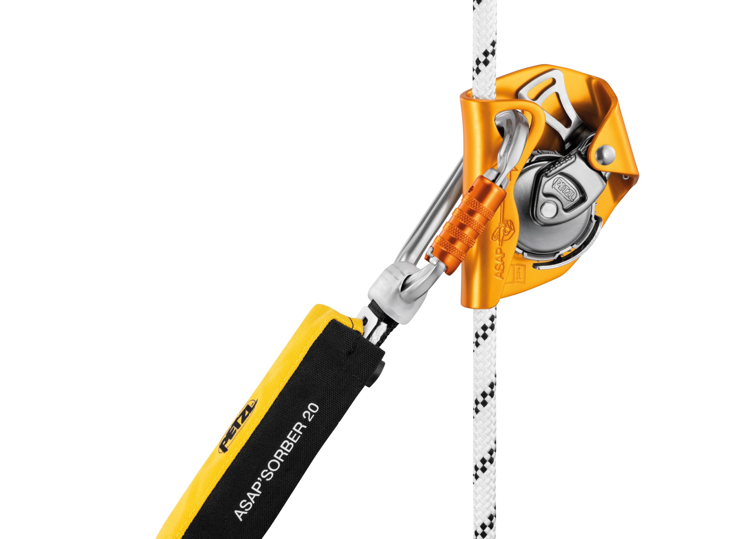 Corde semi-statique PETZL AXIS - Longueur : 20 m - Terminaison cousue - Ø 11 mm ? R074BA01