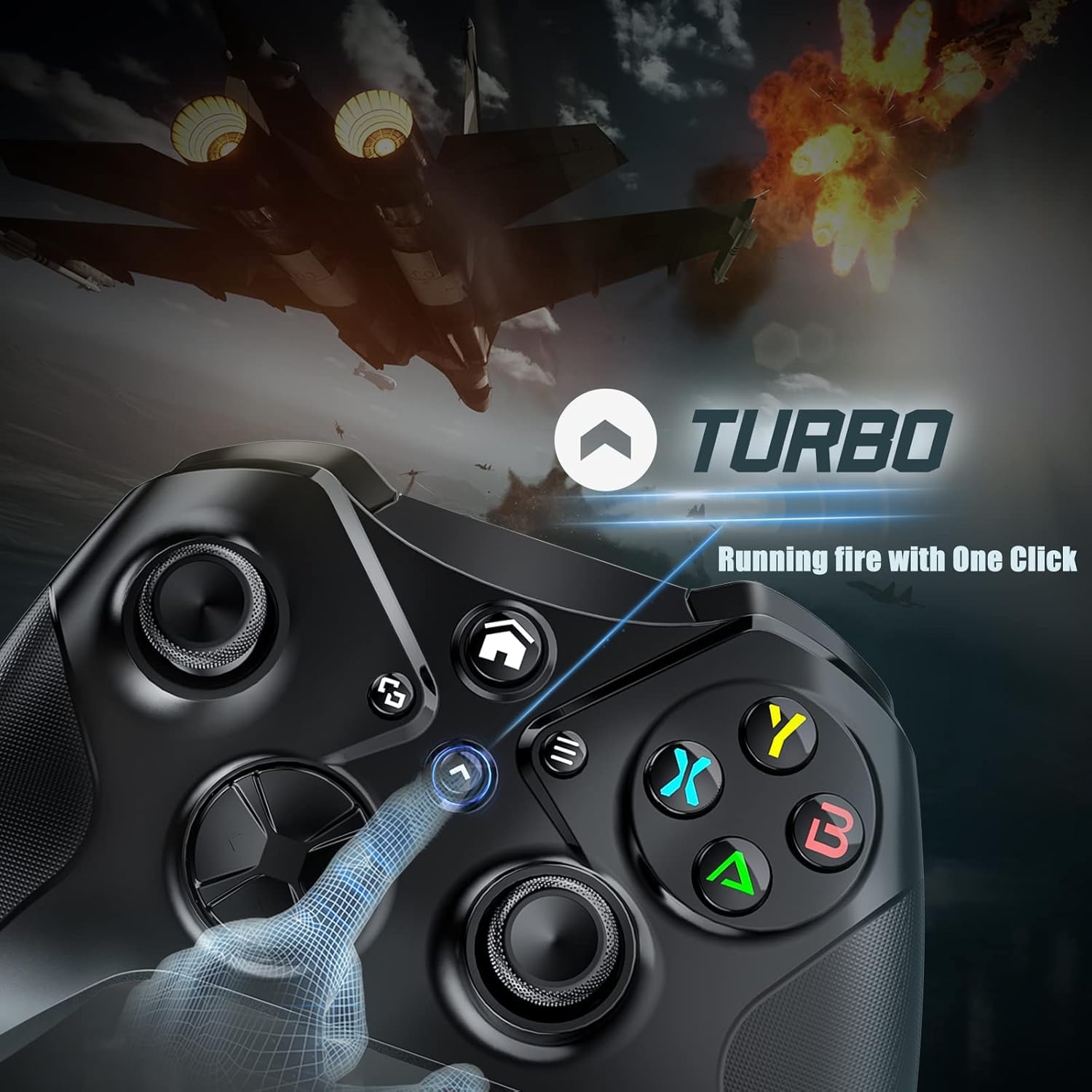 Bonacell Wireless Controller Kompatibel für Switch/OLED/Lite, [Need to Upgrade s/x Pc mit WiFi/Programmierung/Vibration/3.5 mm Audio/Turbo/6-Achsen-Gyroskop Kompatibel Xbox Series One S/X/Android/ios