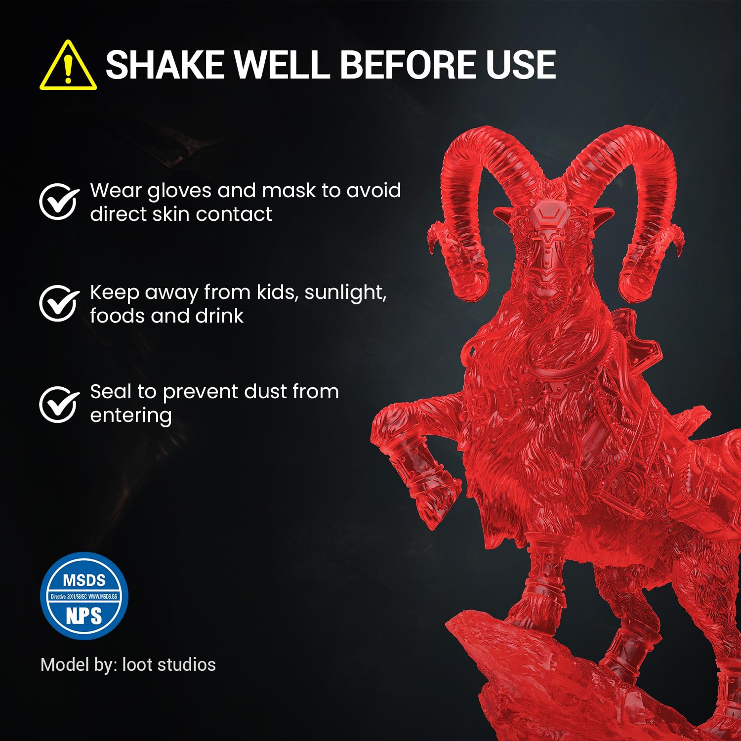UNIFORMATION 3D Printer Resin Standard 2KG Fast UV Curing Plant-Based 3D Resin Liquid with High Precision Low Viscosity Suit for SLA/LCD/DLP Printing Transparent, 2x1KG Clear Red