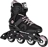 ATTABO Cyclone Alu Damen Inlineskates – Aluminium-Schiene ABEC-7 Lager PU-Räder 82A größenverstellbar für Fitness & Freizeit