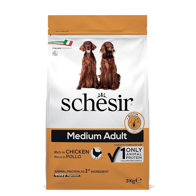 Schesir Dry Puppy Ricco in Pollo Medium 3kg