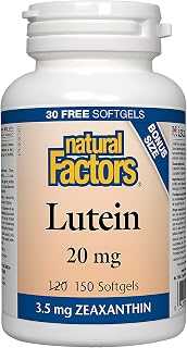 Natural Factors - Lutein 20mg, 150 Softgels