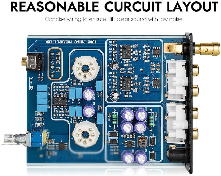 Buy ZLXDP Phono Stage Turntable Preamp Stereo Audio Vacuum Tube