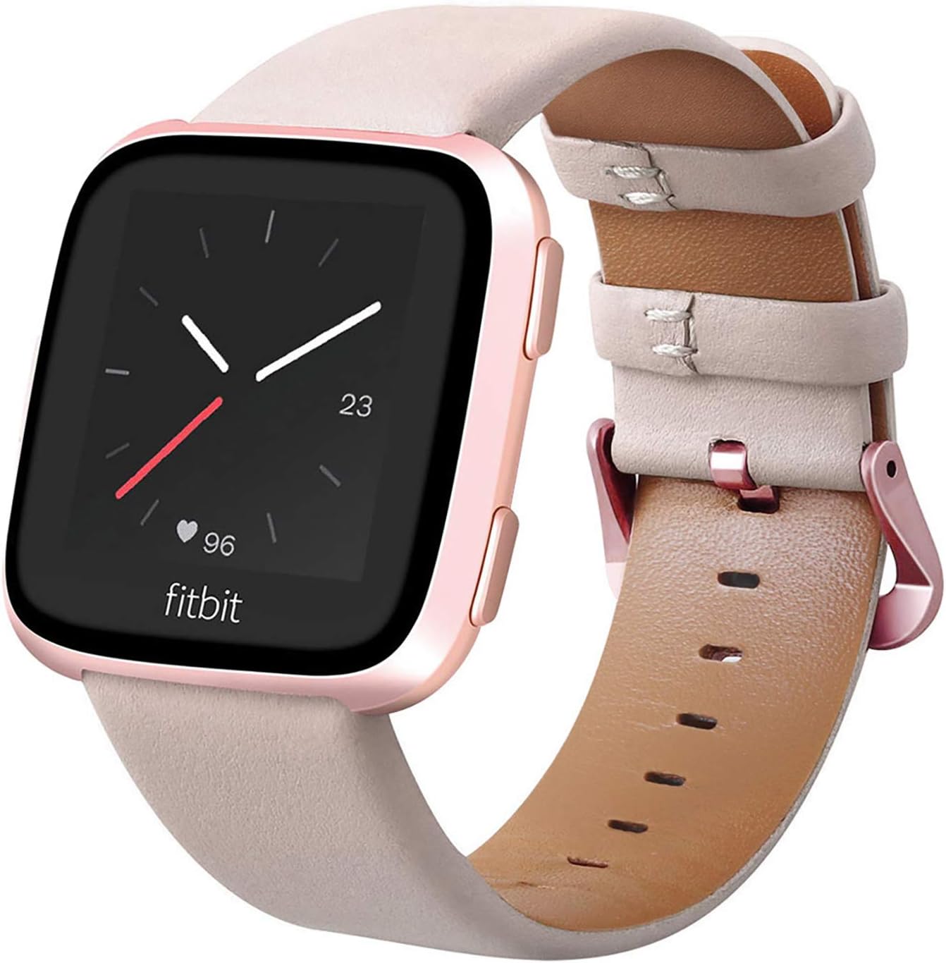 fitbit versa leather strap