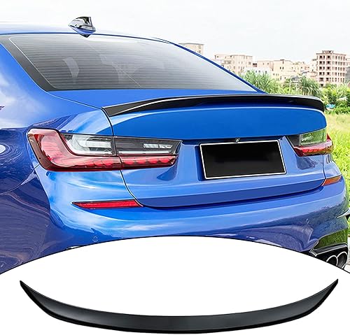 Miniatura 1 de Alerón de maletero G20 para BMW Serie 3 G80 M3 Sedan 2019-2023 – Alerón trasero de coche Golssy negro 320i 330i 330e M340i 318d 320d 330d accesorio