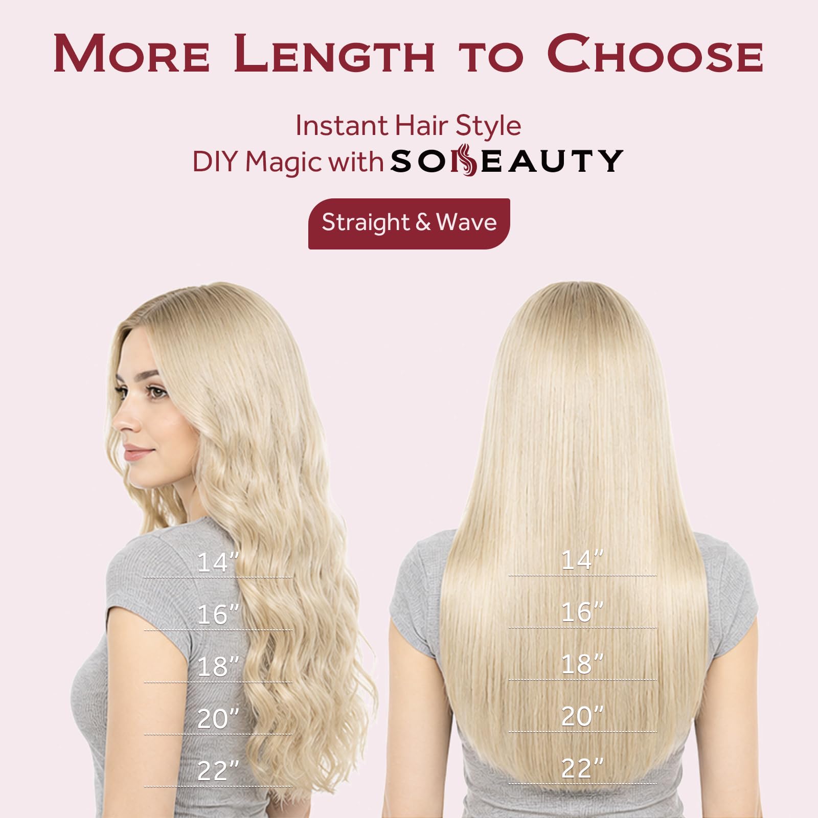Echthaar Extensions Clip in, 100% Remy Echthaar #60A 40cm | 110g 7Pcs Platinblond Echthaar mit PU-Klebeband, Unsichtbar & Natürlich