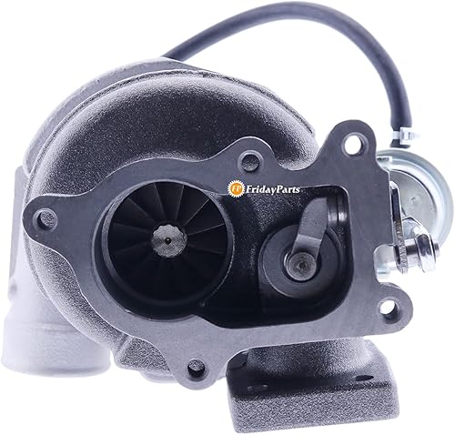Miniatura 5 de FridayParts Turbo HX27W Turbocompresor 504248855 compatible con Iveco Agricultural CNH Retroexcavadora NEF 4 cilindros