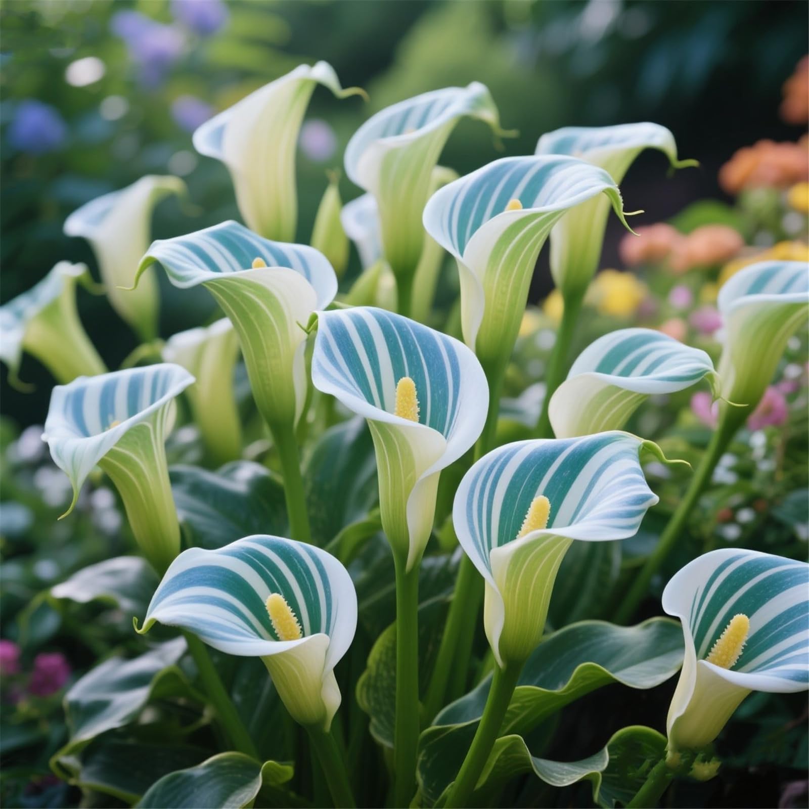 Perennial/Calla Lily Bulbs for Planting Now UK,Quality Display,Available in a Variety of Colors,Ready to Plant-6bulbs-H