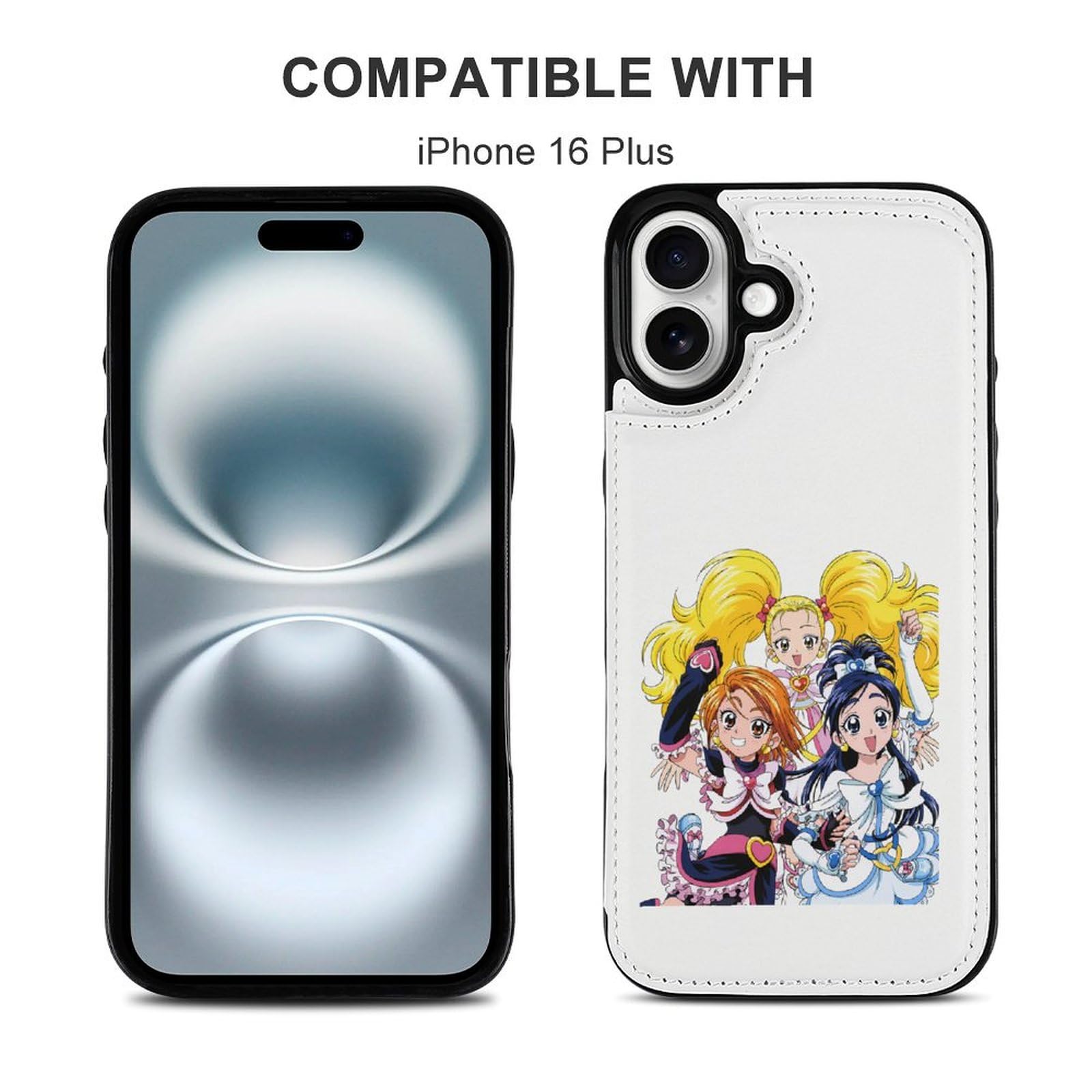 Amazon.co.jp: 人気 ふたりはプリキュア iPhone 16/16plusケース 手帳  