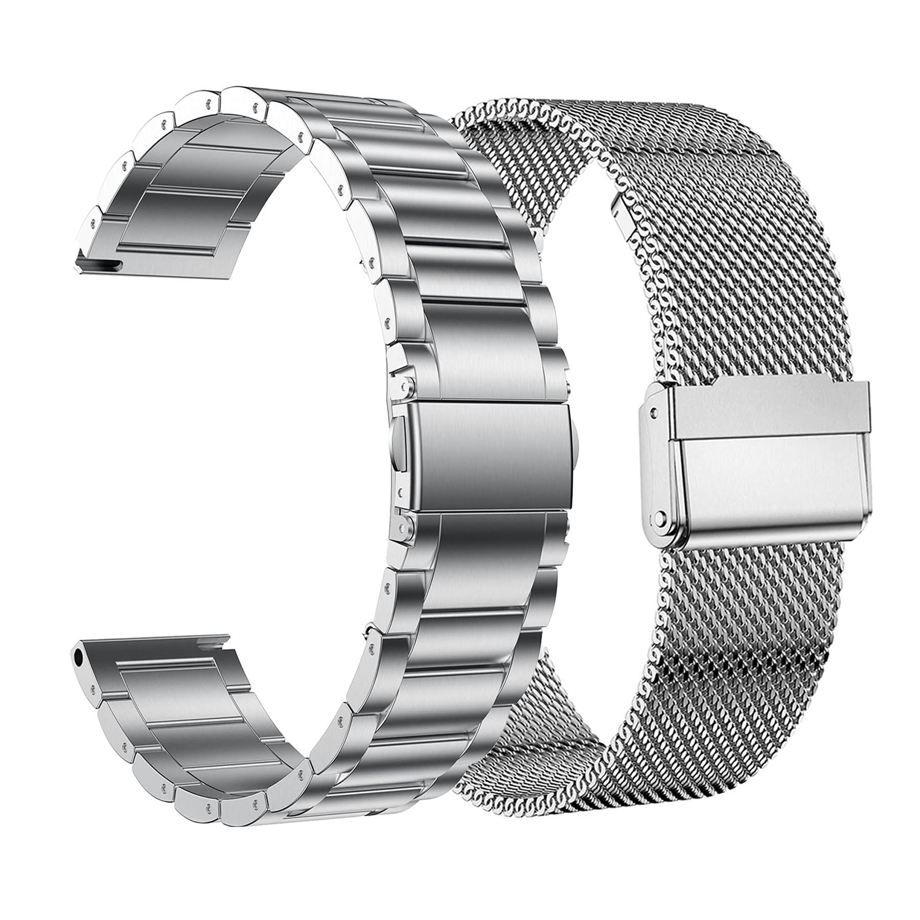 EANWireless Compatible with Samsung Galaxy Watch 7 6 5 4 40mm 44mm/ Galaxy Watch 6 Classic 47mm 43mm/ Galaxy Watch 5 Pro 45mm Band, 20mm Milanese and