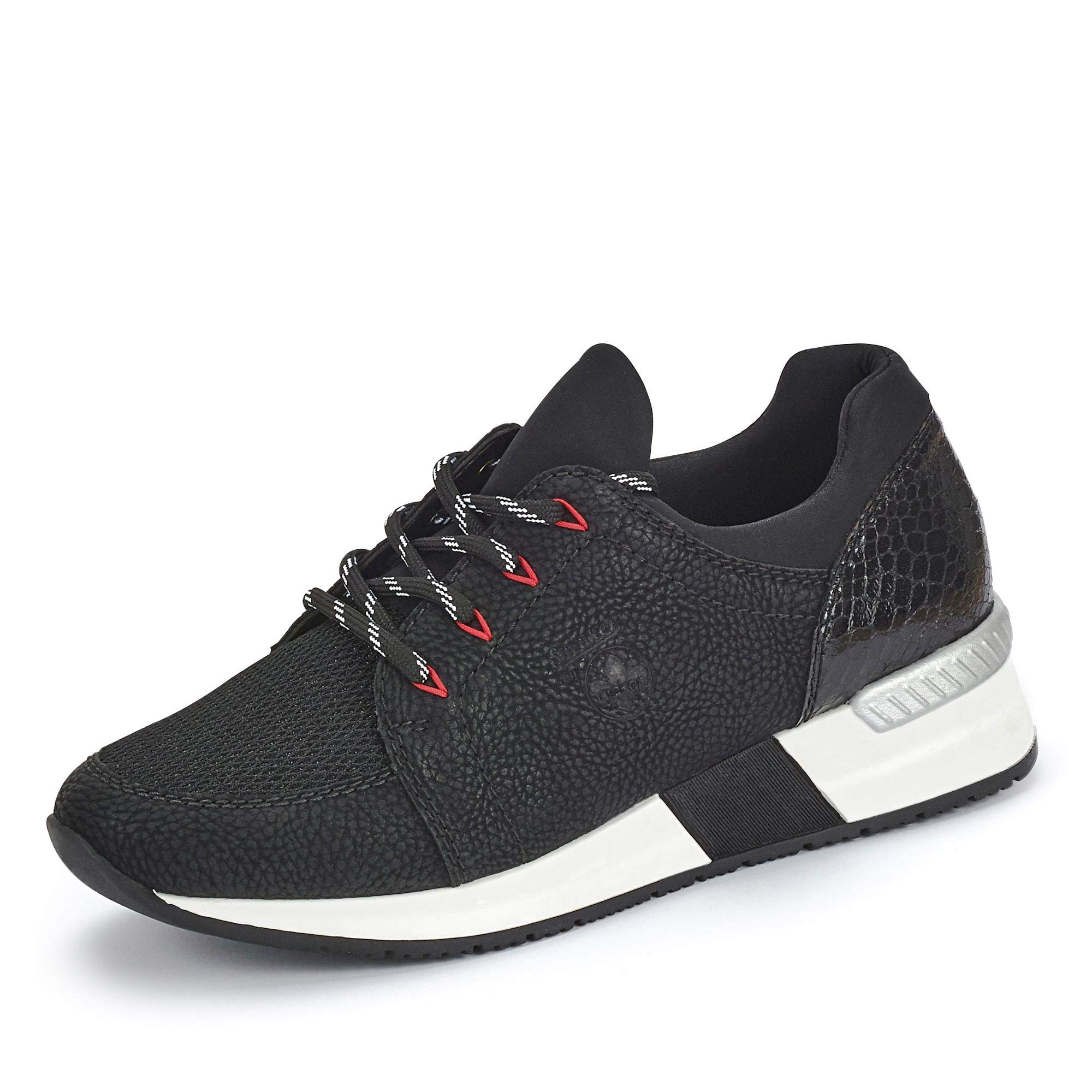 Rieker Women's N7670 Trainers, Black 00, 7.5 UK